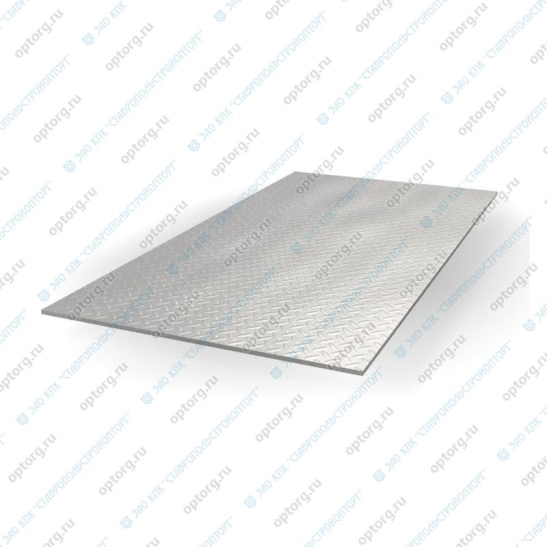 Лист рифленый г/к 8,0 мм, 1,5x6,0 м, Ст3сп/пс, ГОСТ 8568-77