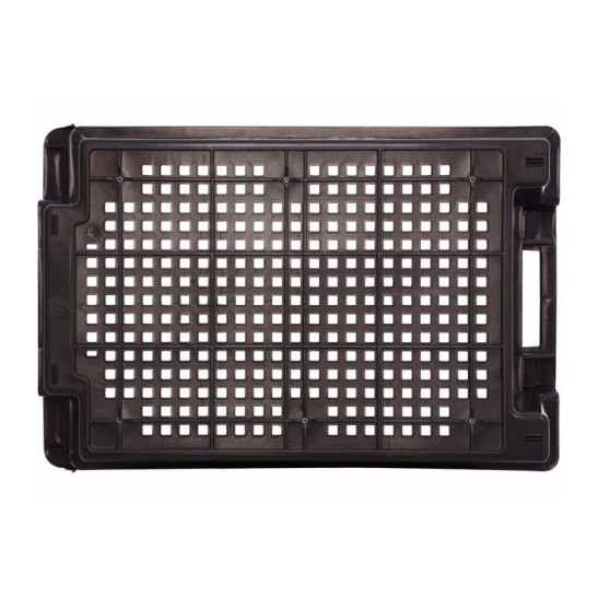 Ящик п/э 600х400х200 1,4кг. цв. чёрный арт.102