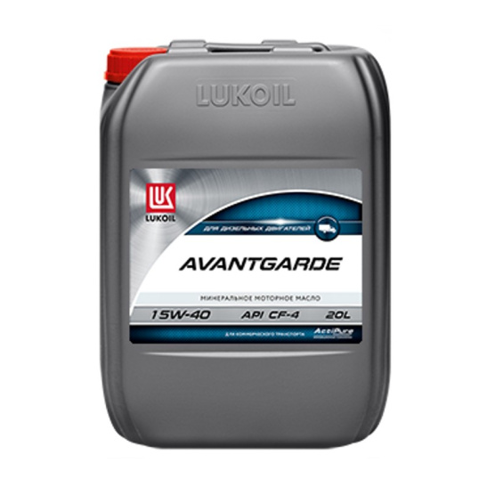 Масло моторное ЛУКОЙЛ Авангард SAE 15W40, 20 л, API CF-4, минеральное, (двиг. турбодизельный)