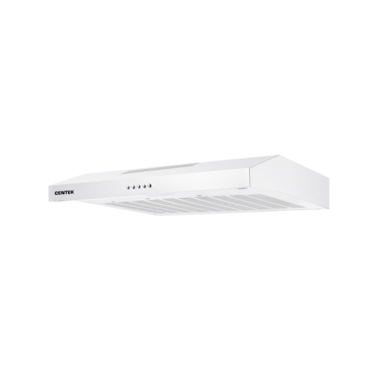 Вытяжка кухонная CENTEK CT-1801-50 White белая, козырьковая, 3 скорости, LED