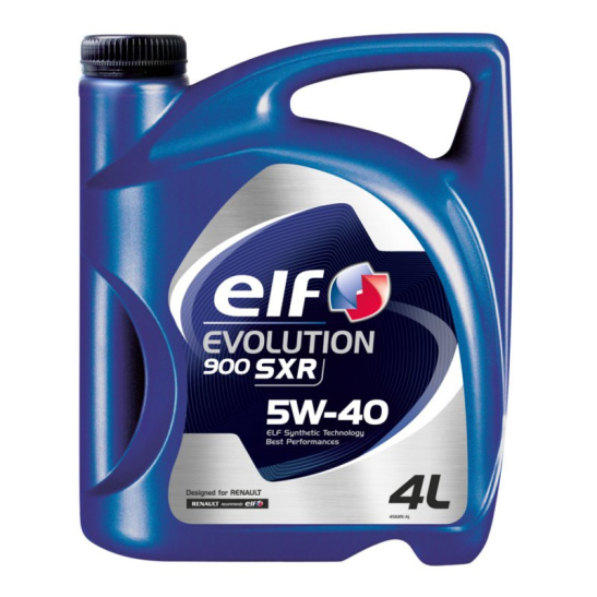 Масло моторное Elf Evolution 900 SXR, А3/В4, SAE 5W40, 4 л, API SN/CF, синтетическое, (SP)