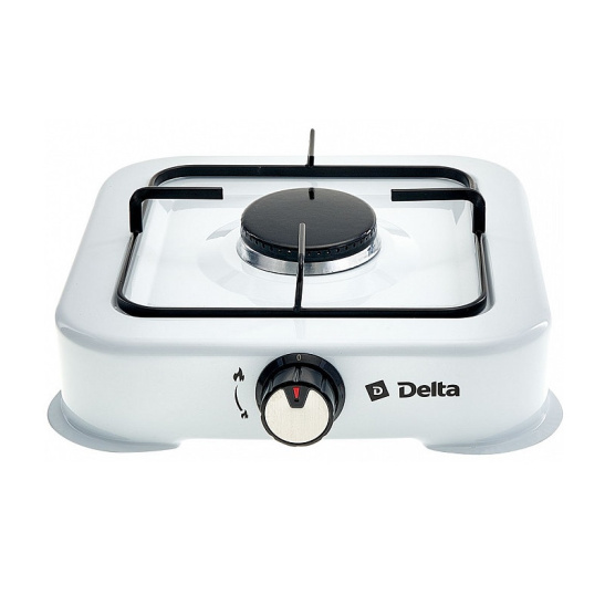 Плита газовая DELTA D-2205 1  конф.  (настольная)  белая