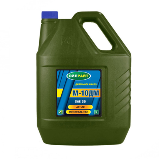 Масло моторное OILRIGHT М-10ДМ SAE 30, 5 л, минеральное, (двиг. турбодизельный)