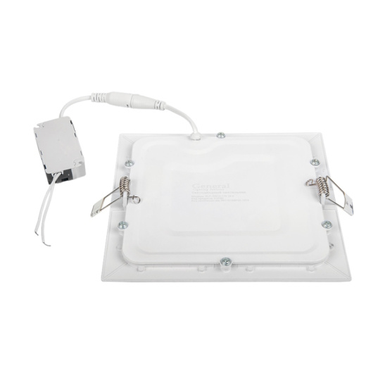 Светильник светодиодный General ДВО (413700) GLP-SW13 квадрат 14Вт 4500К 924Лм встраиваемый IP40