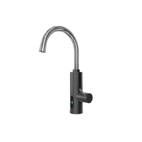 Водонагреватель проточный электрический Royal Thermo QuickTap (Black) кран, цифровой дисплей, монтаж на раковину