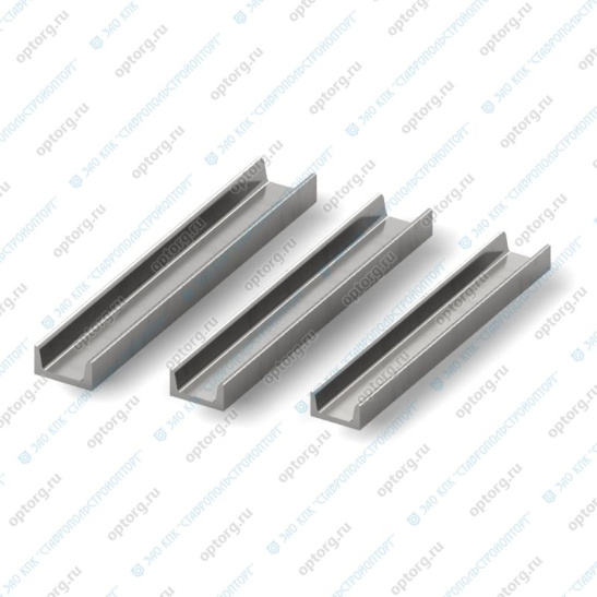 Швеллер алюминиевый 15x20x15x2,0 мм, 2 м, АД 31