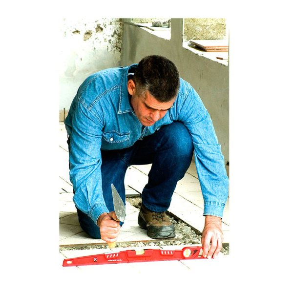 Уровень 2 глазка 800мм Plumbsite Shark (Пламбсайт Акула) 920-10-80 Kapro(Капро) (уравнять кирпичную кладку или керамическую плитку)  