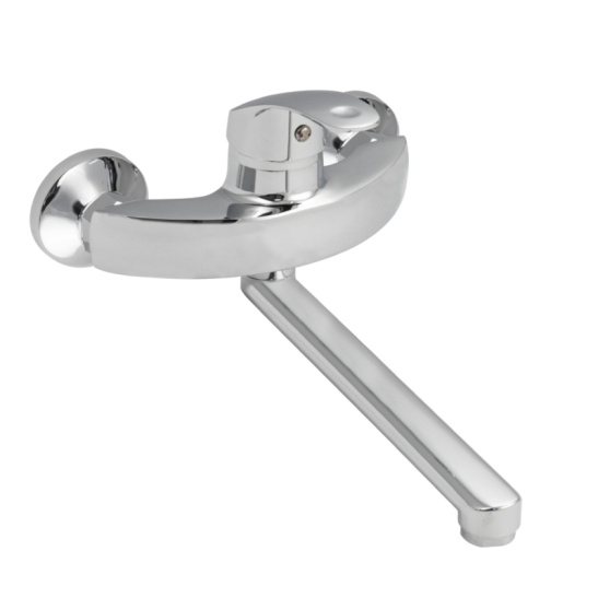 Смеситель для мойки однорычажный с длинным изливом, 87105, МайФайр, Санакс