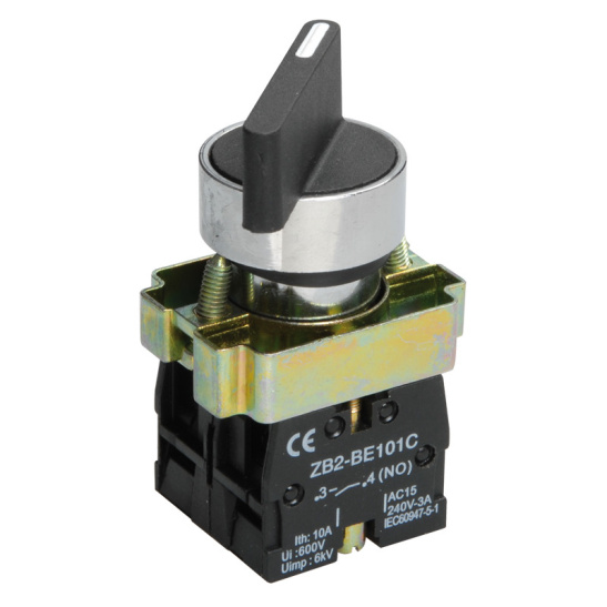 Переключатель LAY5-BJ33 на 3 положения "I-O-II" длинная ручка IEK (BSW70-BJ-3-K02)