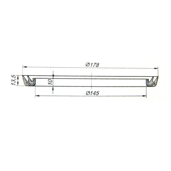 1418-2918180 МАНЖЕТА (сальник)/ПЫЛЬНИК  БАЛАНСИРА С ДВУМЯ РАБОЧИМИ КРОМКАМИ, а/м КАМАЗ-6520. Взаимозаменяемая 6520-2918180/864187 Ростар