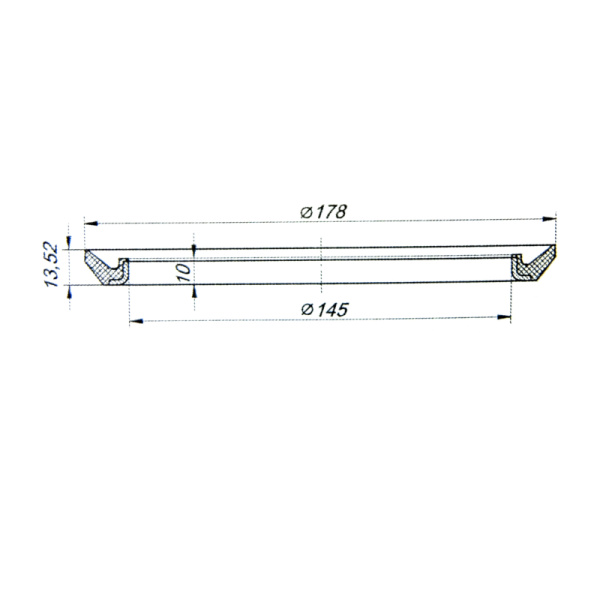 6520-2918180 МАНЖЕТА (сальник) ВТУЛКИ БАШМАКА (а/м КАМАЗ -6520, -6522, -6460) Ростар