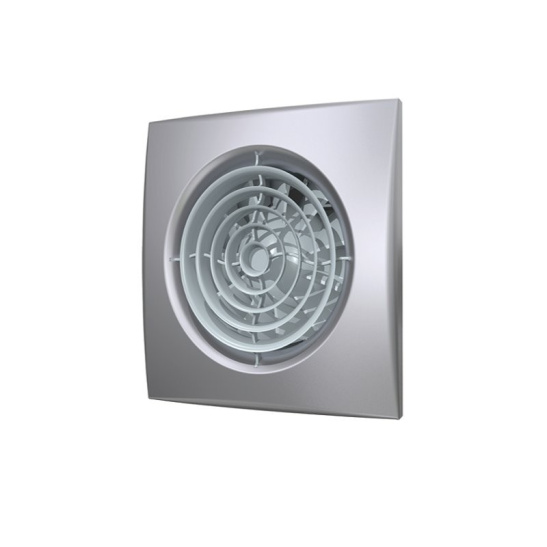 Вентилятор  настенный ERA AURA 4C gray metal d100, клапан