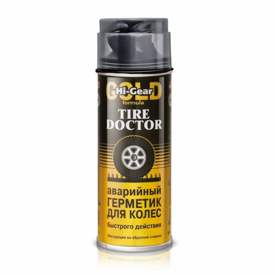 Герметик для шин "TIRE DOCTOR HG 5337" 340гр. (США) (с шлангом)  (хай-гир)