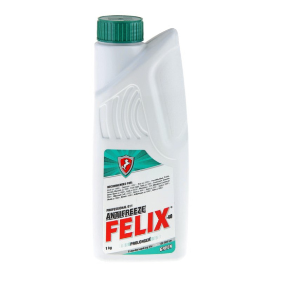 Антифриз "FELIX PROLONGER" (G11) зеленый 1кг (вес брутто) (уп.15шт) (ООО"Тосол-Синтез", г.Дзержинск)