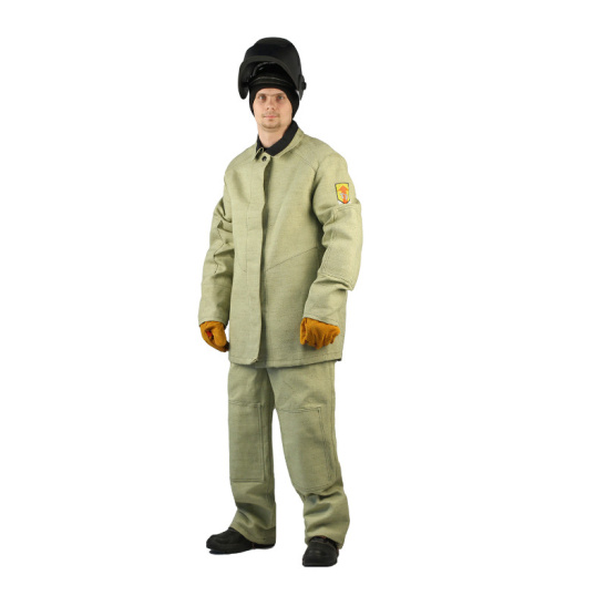 Костюм "Сварщик" летний брезентовый с накладками р.44-46(88-92) рост 5/6(182-188) 