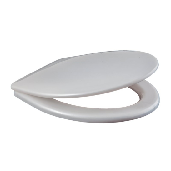 Сиденье для унитаза универсальное белое "ФАРФОР" (К-01)