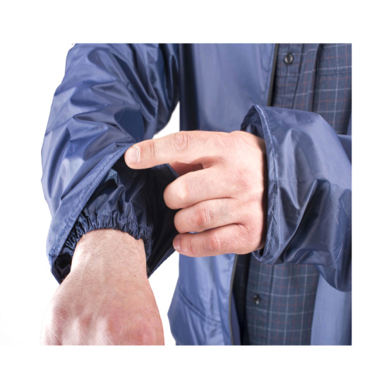 Плащ влагозащитный "Тайфун" "WaterWay" р.60-62(120-124) рост 5/6(182-188) цв.темно-синий