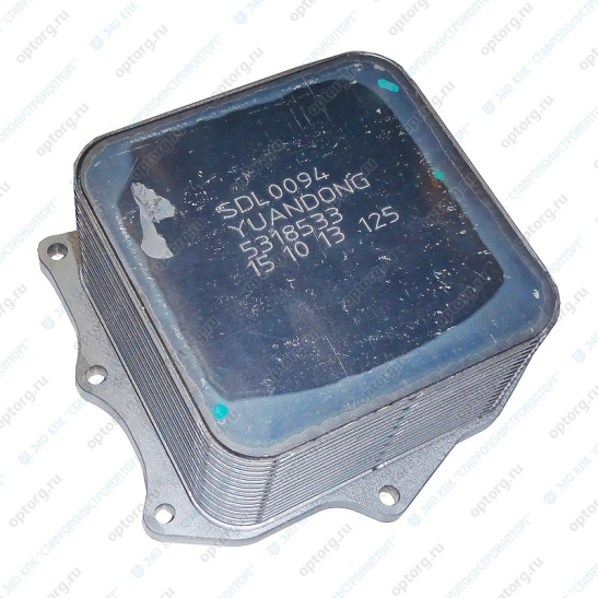 ЭЛЕМЕНТ (5266955) МАСЛЯНОГО ОХЛАДИТЕЛЯ  CUMMINS/Газель дв.Камминз 2.8 Е-4/5318533/теплообменник/