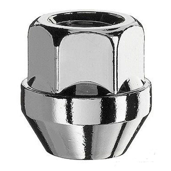 Гайка колеса Matrix CH17 12X1.50X20 откр. Хром D95 (300045Cr) (Китай)*