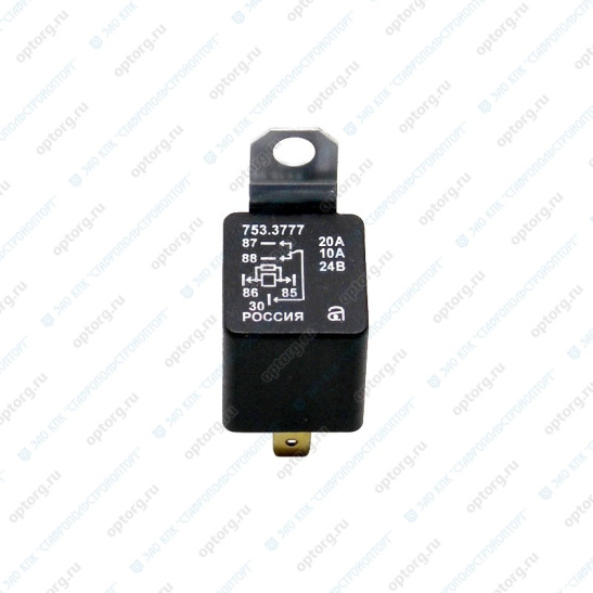 753.3777  РЕЛЕ 5-ти конт. 24 В с кронштейном (ЕВРО-КАМАЗ) (взамен 903.3747, 901.3747)