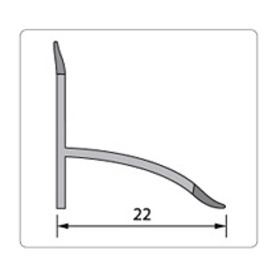 Бордюр на ванну 2,0м белый