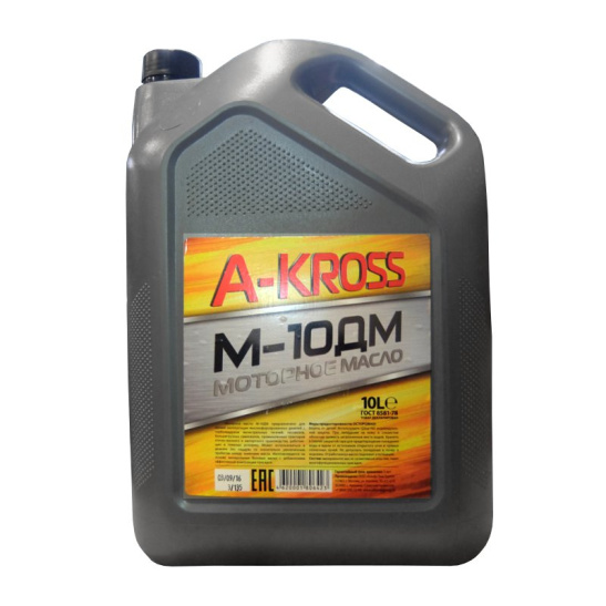 Масло моторное Akross М-10ДМ SAE 30, 10 л, минеральное, (двиг. турбодизельный), *