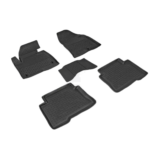 КОВРИКИ САЛОНА VW Tiguan II/2017-/тигуан/резина выс борт/Seintex/87995/