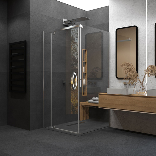 Душевое ограждение 1000x1000x2000 мм, Alex Baitler AB214-100, квадратное Китай