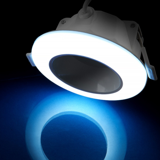 Светильник светодиодный General ДВО (415009) GDL-RW12 круг 9Вт 6500К 700Лм встраиваемый IP40