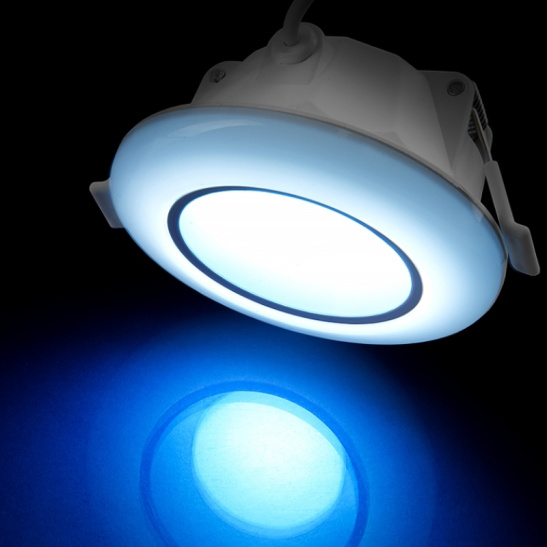 Светильник светодиодный General ДВО (415009) GDL-RW12 круг 9Вт 6500К 700Лм встраиваемый IP40