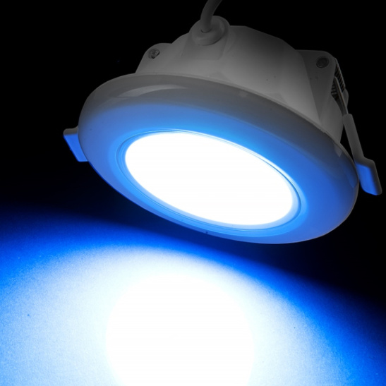 Светильник светодиодный General ДВО (415009) GDL-RW12 круг 9Вт 6500К 700Лм встраиваемый IP40