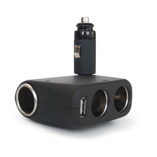 Разветвитель прикуривателя (на 3 гнезда + зарядное USB + гнездо прикуривателя) 12/24В. "AVS" ("CS311U") 43264