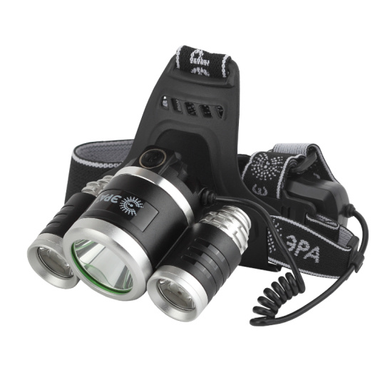 Фонарь ЭРА GA-809 налобный 8Вт USB трехламповый CREE LED аккумуляторный