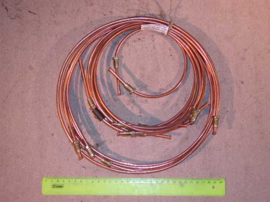 ТРУБКИ ТОРМОЗНЫЕ ГАЗЕЛЬ МЕДНЫЕ (комплект)