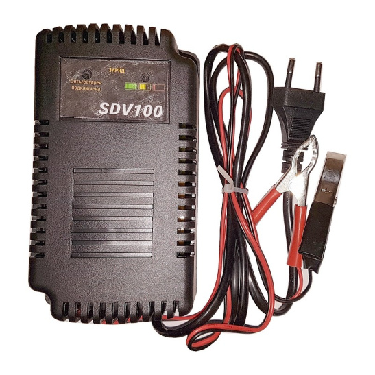 SDV-100 УСТРОЙСТВО ЗАРЯДНОЕ для свинцовых аккумуляторов ток 5А 12в