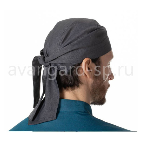 Головной убор "Бандана", р. универсальный, серый меланж