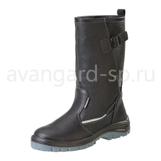 Сапоги "Корвет" ПУ/ТПУ иск.мех р.40 цв.черный