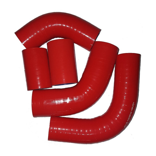 SM.451-1303000-01 Патрубок радиатора УАЗ 452 УМЗ-421(100 л.с.) (к-т 5 шт.)  силикон/SDV/