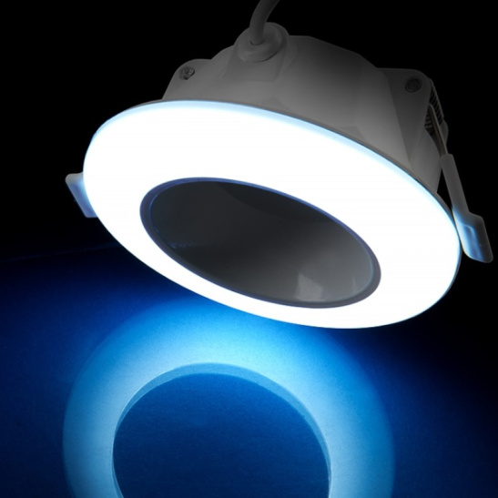 Светильник светодиодный General ДВО (415007) GDL-RW12 круг 9Вт 4500К 700Лм встраиваемый IP40