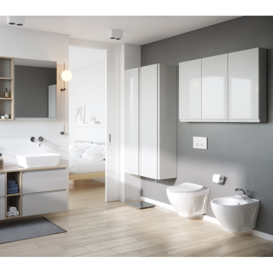 Зеркальный шкаф "MODUO 60", 800x594x144 мм