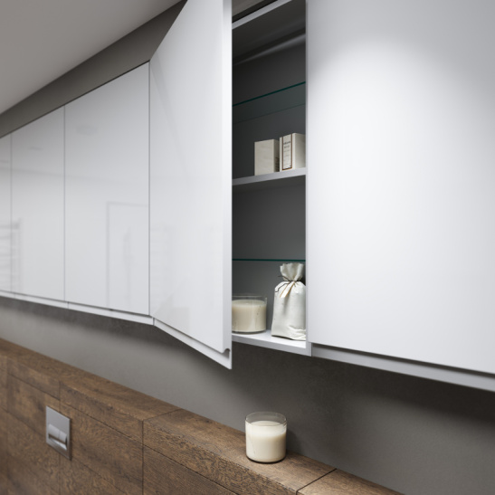 Зеркальный шкаф "MODUO 60", 800x594x144 мм