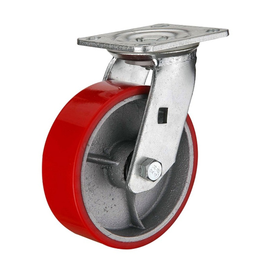 Колесо поворотное SCp 42 (большегрузное, полиуретан, диаметр 100 мм.)