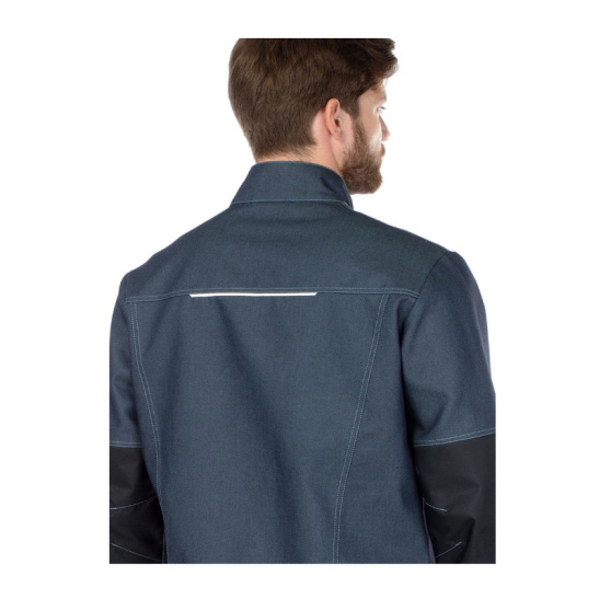 Куртка мужская "Левел", р. 52-54 (104-108) рост 5/6 (182-188), синий с черной отделкой