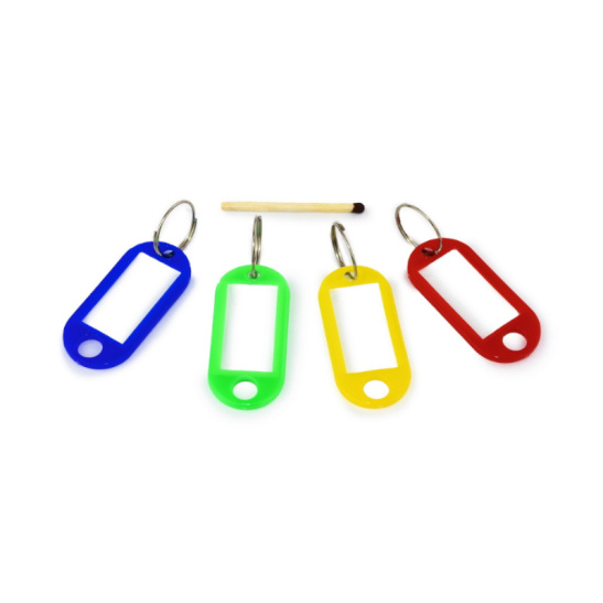Бирка для ключей зелёная