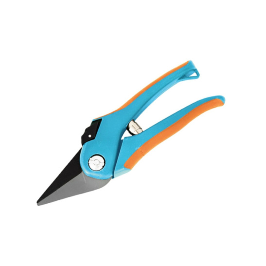 Секатор высокоуглеродистая сталь, цветочный, пластиковые ручки 205мм арт.68-0-021