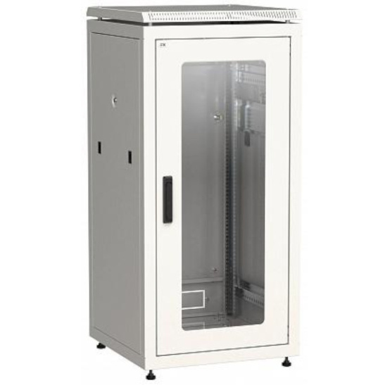 Шкаф сет. 19" 24U 600х800, стек.пер.дверь сер.(место3из3) ITK (LN35-24U68-G-3)