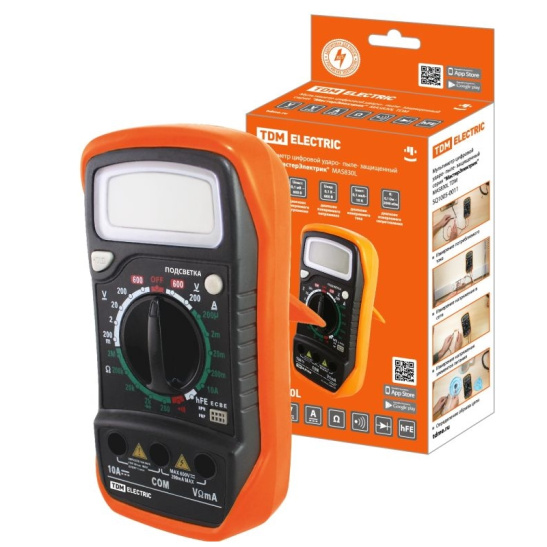 Мультиметр TDM (SQ1005-0011) MAS830L 