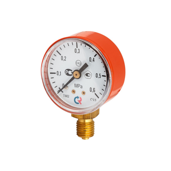 Манометр ТМ-210Р.00, 0-0,6 МПа, (6 кгс/см²), класс 2,5, М12x1,5, Ø50, газ