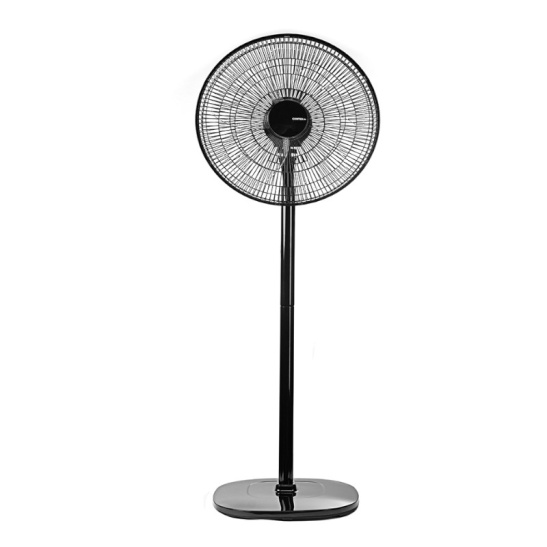 Вентилятор напольный Centek CT- 5024 Black 43 см, 3 скорости, таймер,ПДУ