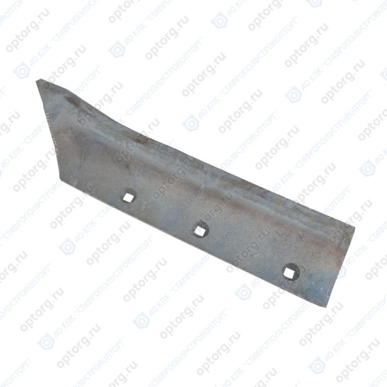 САМ 35 (ПЛЖ .П.730М) Лемех плужный с ребром жесткости, 10-14 мм 540х122мм (Наплавленный, литой) 